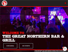 Tablet Screenshot of greatnorthernbar.com